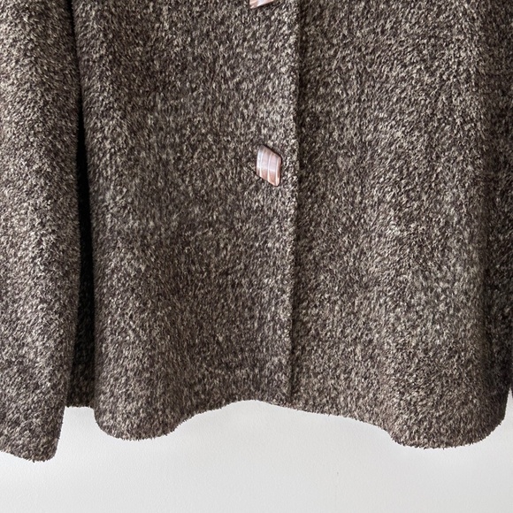 Vintage Gray Button Up Swing Jacket - Picture 3 of 16